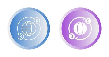 icône de vecteur d'échange d'argent