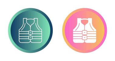 icône de vecteur de gilet de sauvetage