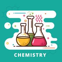 Illustration de la chimie vecteur