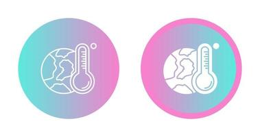 icône de vecteur de réchauffement climatique