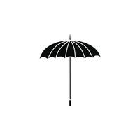 parapluie icône vecteur. pluie illustration signe. temps symbole ou logo. vecteur