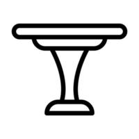 conception d'icône de table vecteur