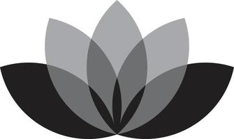 lotus fleur icône symbole . harmonie icône . fleur icône vecteur illustration . spa icône