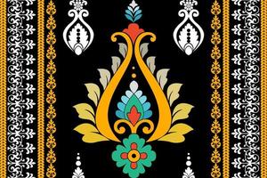 floral sans couture modèle. vecteur Indien décoratif fond d'écran. batik Indonésie. coloré modèle avec paisley et stylisé fleurs. conception pour emballage papier, couverture, tissu, textile, fond d'écran, rideaux