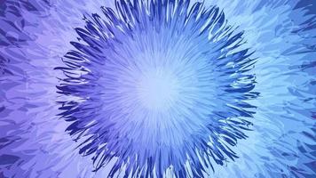 une bleu abstrait et blanc fleur avec une cercle dans le centre Contexte vecteur fond d'écran conception