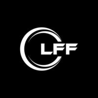 lff lettre logo conception dans illustration. vecteur logo, calligraphie dessins pour logo, affiche, invitation, etc.