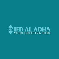 eid Al adha logo vecteur