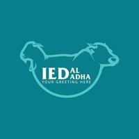 eid Al adha logo vecteur