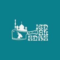 eid Al adha logo vecteur