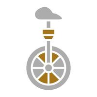 monocycle vecteur icône style