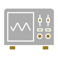 oscilloscope vecteur icône style