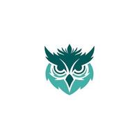 une logo pour une entreprise appelé hibou. vecteur