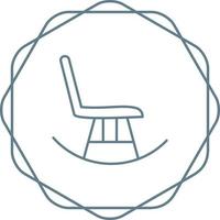 icône de vecteur de fauteuil à bascule