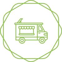 icône de vecteur de camion de boulangerie