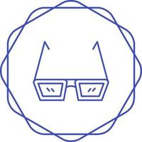 icône de vecteur de lunettes