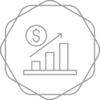 icône de vecteur de croissance