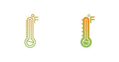 icône de vecteur fahrenheit