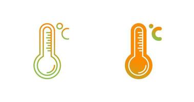 icône de vecteur de thermomètre