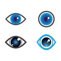 images de logo de soins oculaires