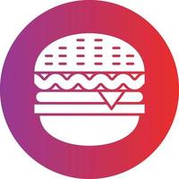vecteur conception Hamburger icône style