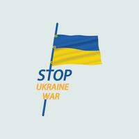 vecteur Ukraine drapeau guerre logo