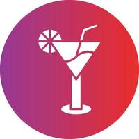 vecteur conception cocktail icône style