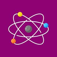 chimique réaction symbole. chimie laboratoire logo et icône vecteur