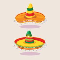 Illustration du chapeau Set Sombrero vecteur