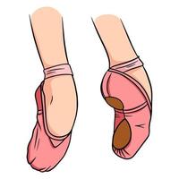 chaussures de pointe de ballet