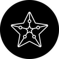 étoile de mer vecteur icône style