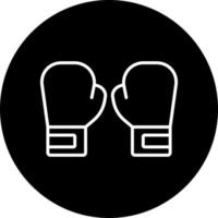 boxe gants vecteur icône style