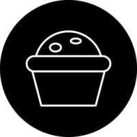 muffin vecteur icône style