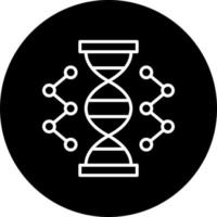ADN vecteur icône style
