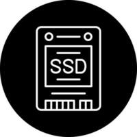 ssd vecteur icône style