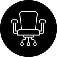 chaise vecteur icône style