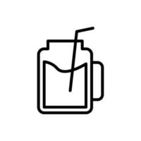 cocktail, boisson vecteur icône