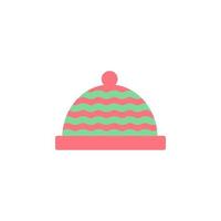tricoter chapeau Couleur vecteur icône