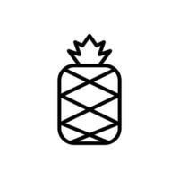 ananas, fruit vecteur icône