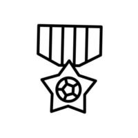 médaille, Football vecteur icône
