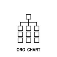 organisationnel graphique vecteur icône