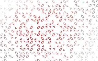 disposition de vecteur rouge clair avec des lignes, des triangles.