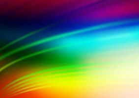 lumière multicolore, vecteur arc-en-ciel flou modèle lumineux.