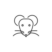 rat vecteur icône