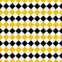 Jaune et noir diamant sans couture modèle argyle répéter conception. vecteur