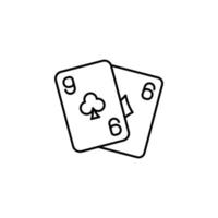 poker, casino vecteur icône