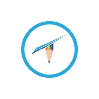 crayon logo et symbole images illustration conception vecteur