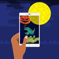 vecteur d'illustrations d'halloween