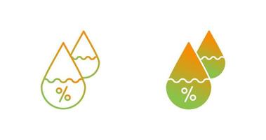 icône de vecteur d'humidité