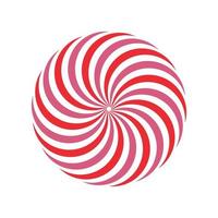 rouge et rose mouvement spirale cercle vecteur