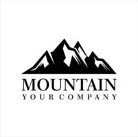 modèle de vecteur de conception de logo de montagnes